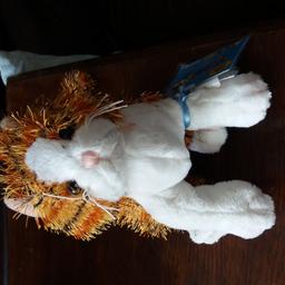 Ganz Webkinz Lil’ Kinz Striped Alley Cat With Mismatched Eyes Plush Stuffed Toy