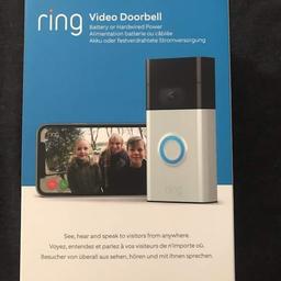 ring doorbell 2nd generation 1080p literally brandnew only opened it yday and put it up but unfortunately no good in my house comes with brandnew chime collection only all tool and booklets included