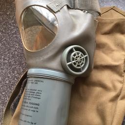 Extremely good condition with its original gas mask canvas carry bag.
Well marked.
U.K. only