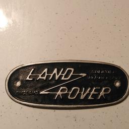 Land rover badge good condition