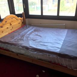 Surplus to requirements
Double wooden bed. Some wear and tear to frame as expected. Complete with mattress
Good condition
Kept clean, mattress had plastic on. Some small stains where the plastic has ripped 

Collection from hodge Hill, Birmingham.

Also have an additional double mattress available for £10