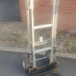 Multi purpose trolly with pneumatic tyres in good working order.