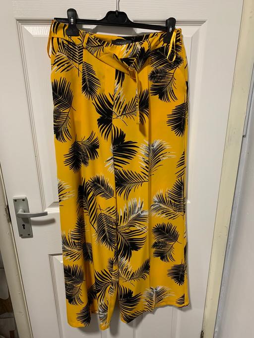 Buy & Sell West Midlands Birmingham - Photos for Primark yellow wide leg trousers size 12