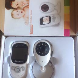 Wireless digital video baby monitor with two way communication only used at grandparents home so great condition like new
