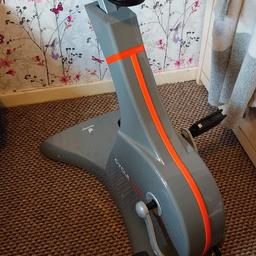 cycle tone  exercise bike with adjustable seat and tension control  excellent condition