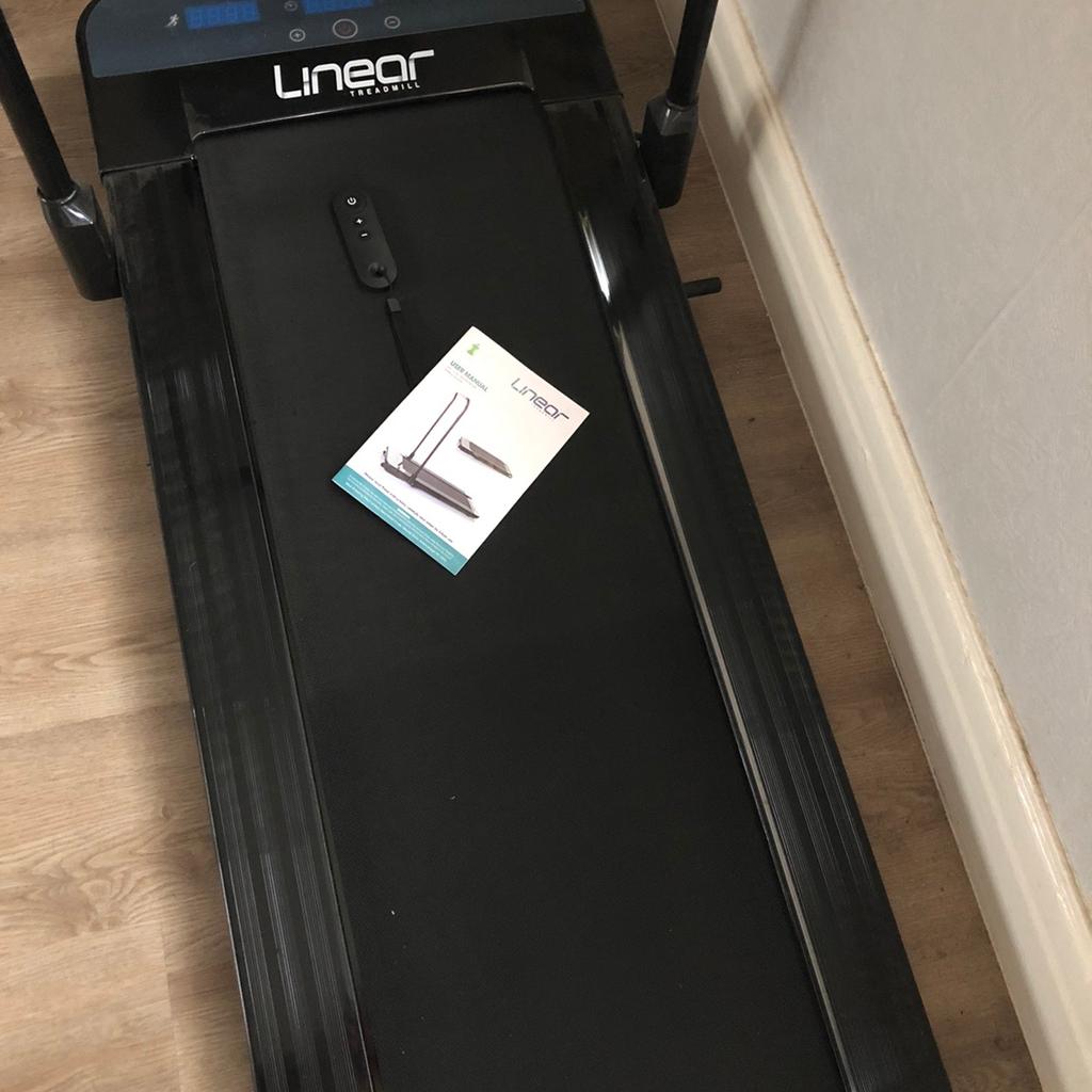 Linear treadmill 2024 remote control