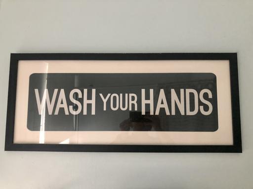 Buy & Sell East Sussex Rother - Photos for Framed ‘WASH YOUR HANDS’ Print