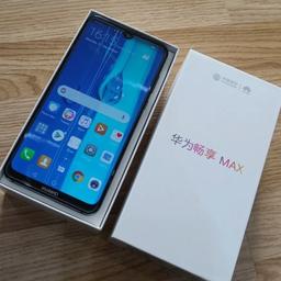 Huawei Enjoy MAX 4GB 128GB 7.12" Android 8.1 5000mAh Unlocked Smartphone 4G. Excellent condition as only used as second device.no scratch or marks as new condition. tempered glass installed.comes with original case,charger,cable and uk adapter included can deliver locally. 

￼