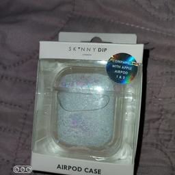 beautiful and glittery apple airpod case brand new never been used. compatible with airpods 1 and 2. i bought by mistake. still in original package. I paid £16. b33 stechford area