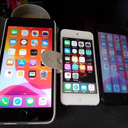 selling 3 phones, iPhone 6s plus,unlocked,finger print not working,iPhone 7 has lines on screen, unlocked,iPod touch 6th gen...£200 for all 3.