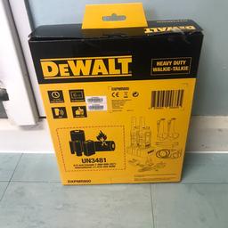 Brand new dewalt walkie talkie with life time warranty never been used at a bargain price