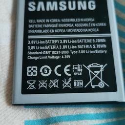 This battery will work in the Samsung S3 Mini Mobile Smartphone or the Samsung Galaxy Ace 2 Mobile Smartphone.

It is a used battery but I only use it for testing devices and it may last weeks/months/years.

If interested message me on 07878927313.