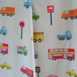 CURTAINS FOR BOYS BEDROOM
FULLY LINED
DESIGN ON CURTAINS
CARS
TRUCKS
BUSES
TRAFFIC LIGHTS
DIGGERS
FIRE ENGINES
TELEPHONE 07855 467760
£10.00