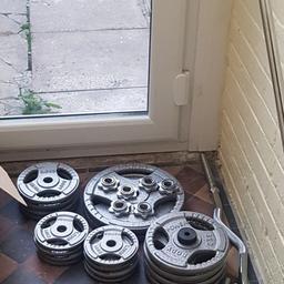 weights and bench, in really good condition as can see in picture, 2 dumbell bars, barbell, and ez curl bar with spin locks. will consider sensible offers