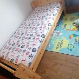 Solid wood single bed good condition
Collection only b27