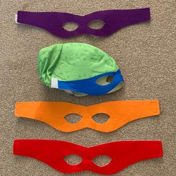 Teenage mutant ninja turtle masks for dress up/role play 
Collection Thorpe TW20