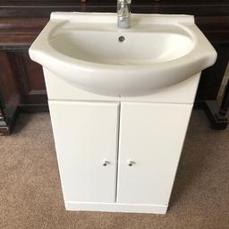 Comes with Basin , Unit and Mixer tap.

In good condition. Rear has been cut where pipes ran through. Delivery price included in Wolverhampton only.
