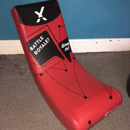 x-rocker gaming chair,folds for storage good condition