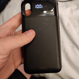 iPhone 10 (X) wireless battery case can charge iPhone even if port is broken on the phone or is in use
