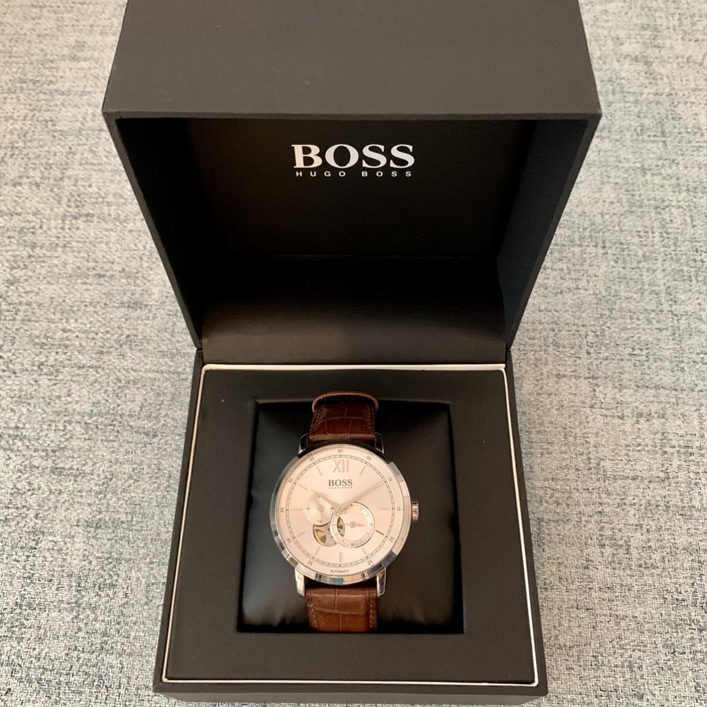 Hugo boss signature hot sale automatic watch