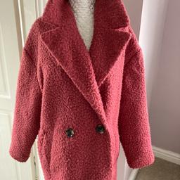 Dark dusty pink coat great collection