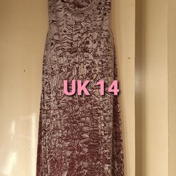NEW LOOK Sexy Evening Dress
Size UK 14
In excellent used condition
