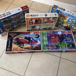 Bundle of children’s puzzles in good condition cash on collection