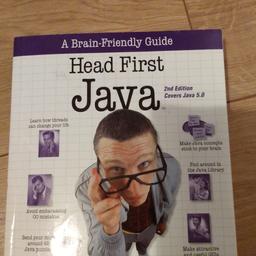 Head First Java, like new, 2nd edition covers Java 5.0