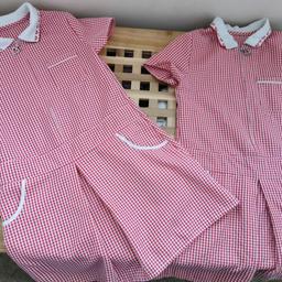 2 x Girls Red School Summer Dress, 4-5 yrs 
One is new and one is used
Collection only
Thanks