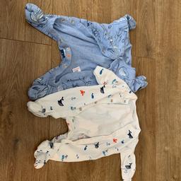 Boys next sleep suits first size 
Good condition collection only