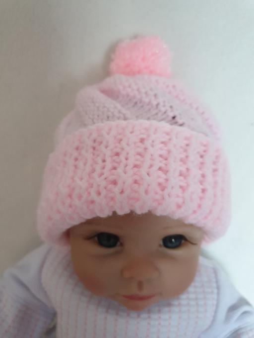 Buy & Sell West Midlands Solihull - Photos for 0/3m New Knitted Spiral Design Hat Pink
