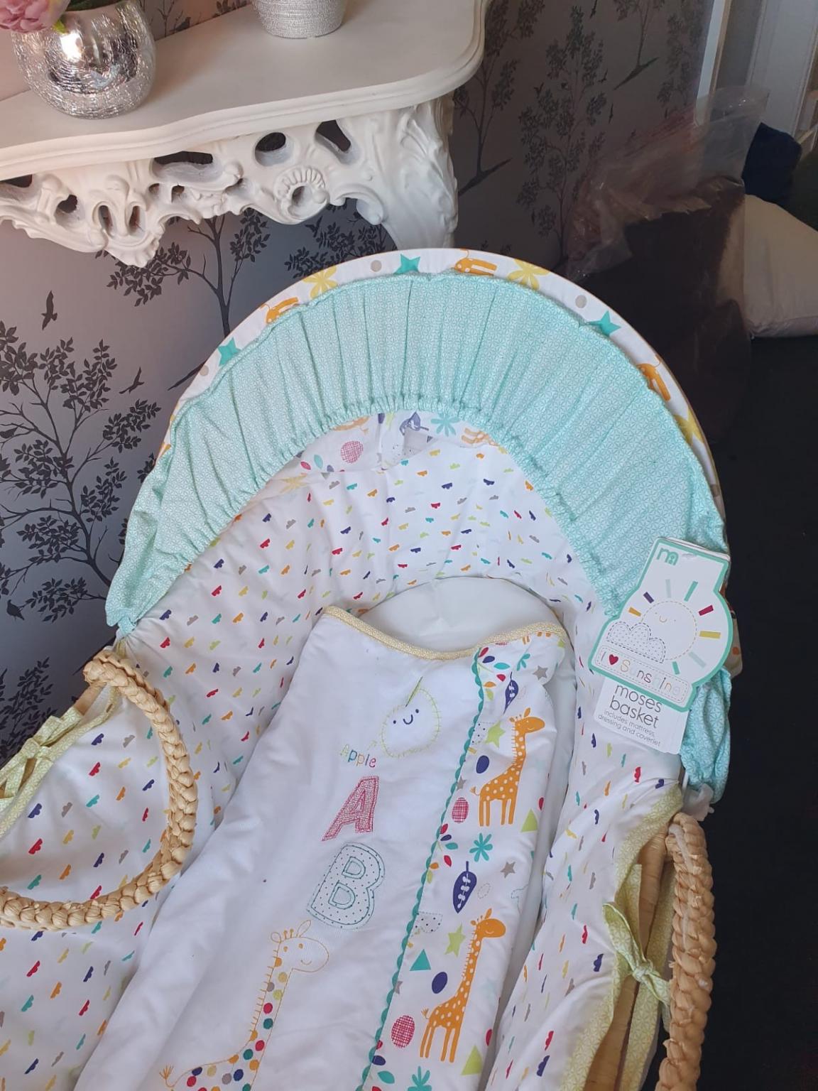 brand new from mothercare moses basket in DY2 Dudley for £14.00 for