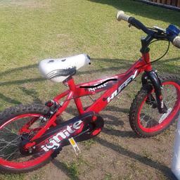 Red boys bike. 16 inch. In great condition.