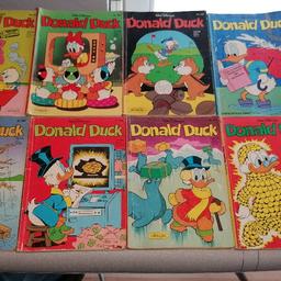 Verkaufe hier zum größten Teil gut erhaltene Donald Duck Hefte.

2 Stück in englischer Sprache
25 Stück in deutscher Sprache

Möchte diese gern komplett abgeben.

Gegen Aufpreis auch Versand möglich
Abholung in 57080 Siegen Niederschelden
