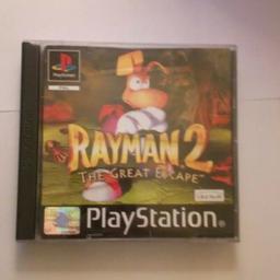 Rayman 2 - The Great Escape Sony PlayStation 1 Ps1 psx one . Zustand: Sehr gut 
Vollfunktionsfähig. Kann auch auf einer Playstation 2 gespielt werden.

Bezahlung via PayPal & Überweisung oder Bar bei einer Abholung
Versand +2,00€
