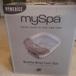 Bubble bliss foot spa never used unwanted gift