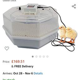 reptile incubator brand new never been used only took out of packaging and tested to see if it work in great condition bought off amazon for the price in the pic got deli pots with it and the substrate wanting £80 no offers and buyer to collect no posting etc thank you