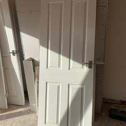 Seven two foot six inches 30" by six foot six inches 78"
All painted white 
All hinged
All with latches and handles in polished chrome
£15 each or £80 for all  
Pick up only