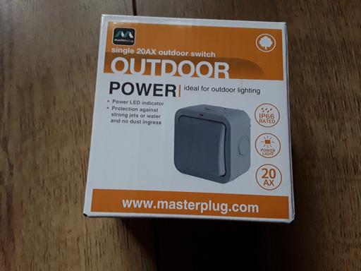 Buy & Sell Merseyside Wirral - Photos for MASTERPLUG OUTDOOR POWER SWITCH BNIB