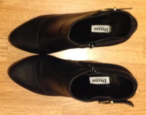 Buy & Sell North London Hoxton - North London - Photos for DUNE Black Leather Ankle Boots Size 7