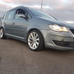 tdi touran
stage1 remap
150 injectors
dark side decat
straight through twin exit
egr delete
egr cooler delete
new turbo
front mount intercooler
lowered 40 mil
genuine 18 inch turbines
looking to downsize so up for swap only no cash offers need something cheaper to insure