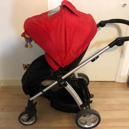 Mamas and papas pushchair with cot and car seat with no accident+ rain cover and foot muffet
From no pet and smoke free home
Very clean
