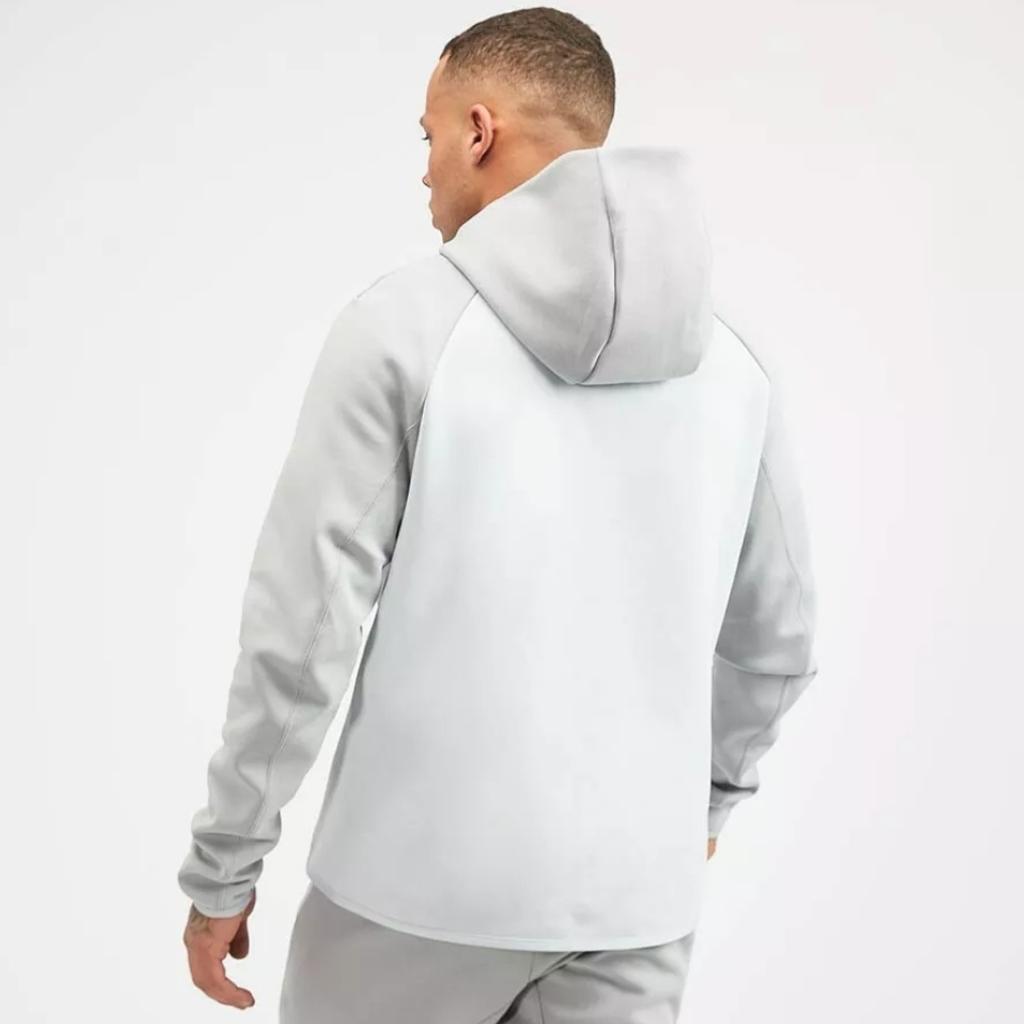 nike tech fleece platinum grey hoodie