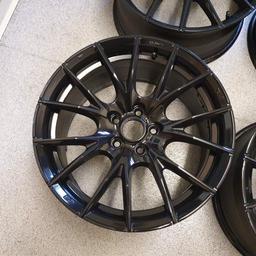 Up for sale is a genuine set of 18” oz msw 25 alloys
8j et48 - 9j et45 - 5x112
Mint condition recently refurbed in gloss black and not been on a car since
Wheels cost £800 new and just spent £200 on refurb so grab a bargain
Collection from Nelson in Lancashire
Can deliver for fuel cost
£500