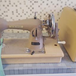 hand cranked sewing machine in working order I've hardly used it . with hard case . no manual unfortunately. . collection only . smoke free home. £60 ono