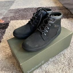 Brand new, never worn. Black suede with all packaging. Size 5.5 UK