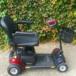 Fully working mobility scooter.Max range 8 miles,max weight 19.9st,max apeed 4mph,easy assemble to put into boot of car.pick up only.Very good condition