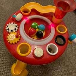 ELC little senses lights and sounds activity table. 4 separate balls and hammer included. Lights up.