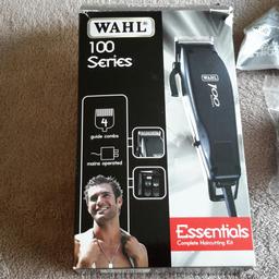 wahl hair clippers used few times excellent condition like new 4 x combs sissor