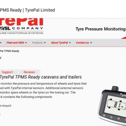 tyre pal pressure monitoring kit can be used with cars caravans or trailers please note the sensors are sold separate collection only 